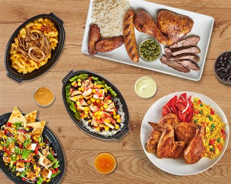 Pollo Tropical (107 North State Rd 7) in Royal Palm Beach is a highly-rated Latin American chain restaurant that offers budget-friendly options. Most popular during the evening, customers often order the Large Tropichop, Sweet Plantains, and Fried Yuca.